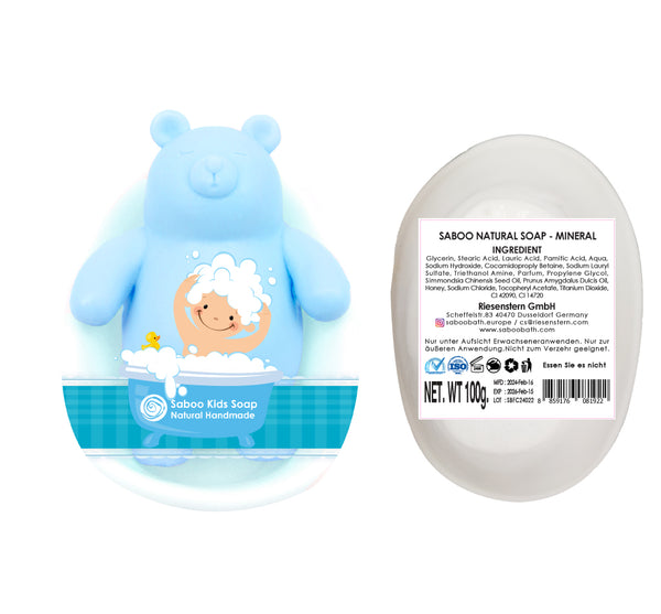 (BLUE BEAR) SABOO NATURAL SOAP - MINERAL