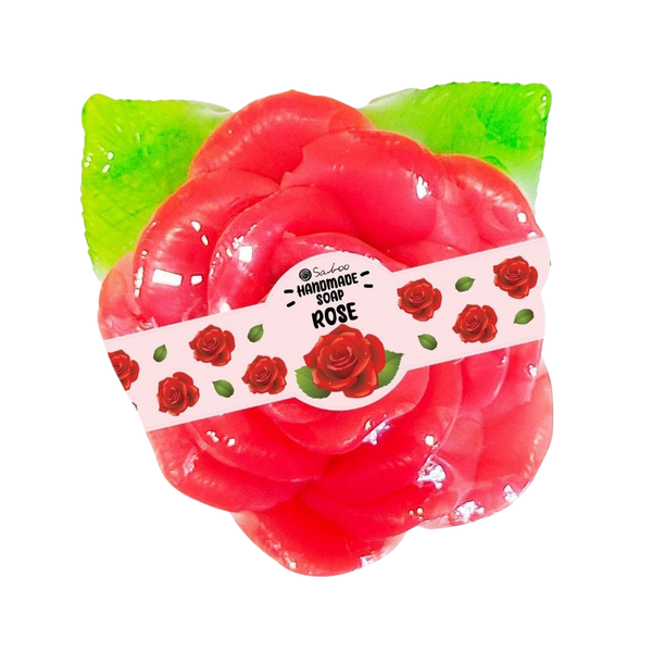 SABOO NATURAL FANCY SOAP - ROSE