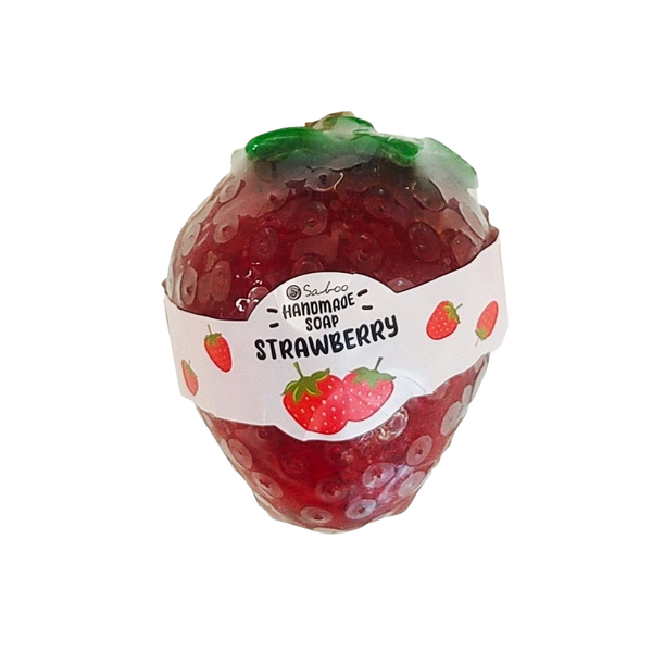 SABOO NATURAL FANCY SOAP - STRAWBERRY