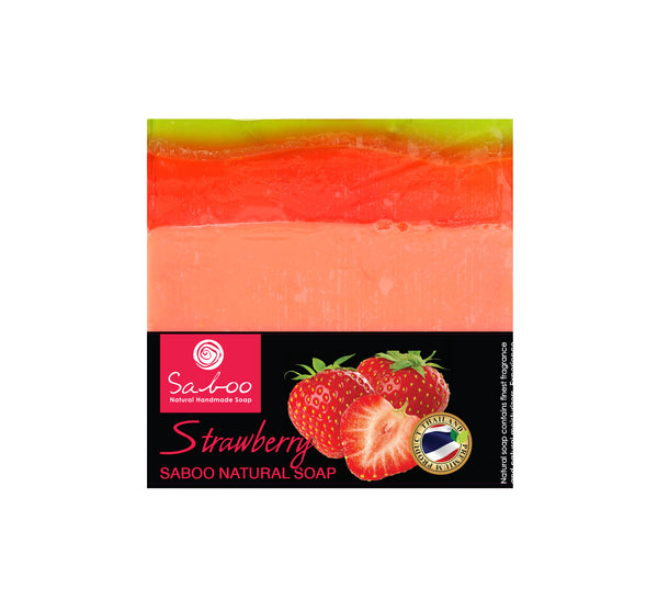 SABOO NATURAL SOAP - STRAWBERRY
