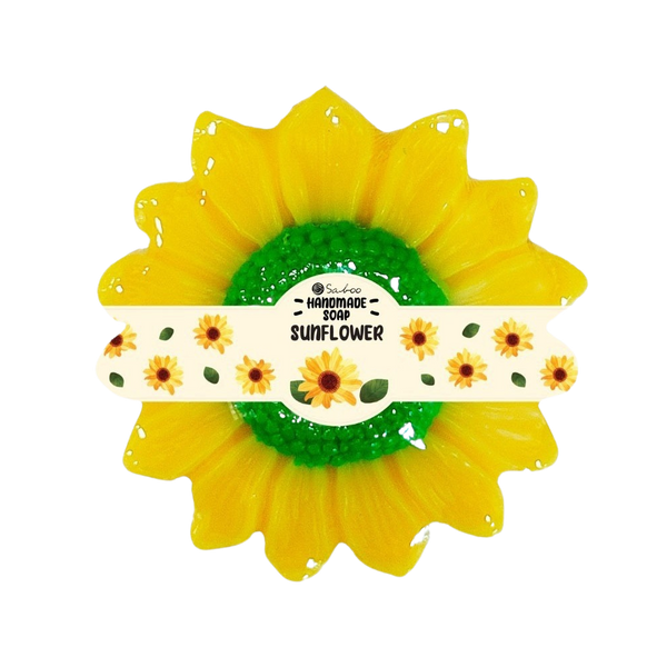 SABOO NATURAL FANCY SOAP - SUNFLOWER